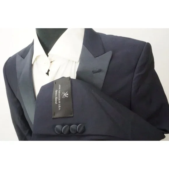 John Varvatos Navy Blue Bleecker St Tuxedo Jacket Sz 42RBrand New